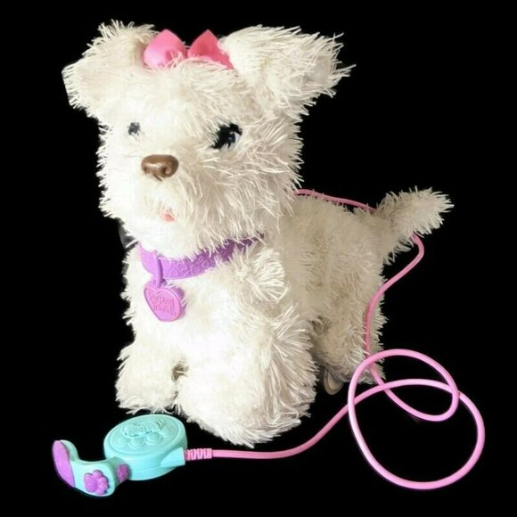 Hasbro FurReal Friends GoGo My Walking Pup Yorkie Dog with Leash 12" x 12" - Picture 1 of 8